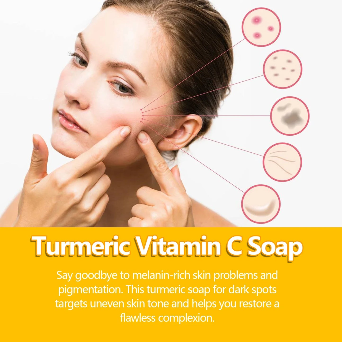 Eelhoe Turmeric Face Soap – Brighten Skin & Fade Dark Spots