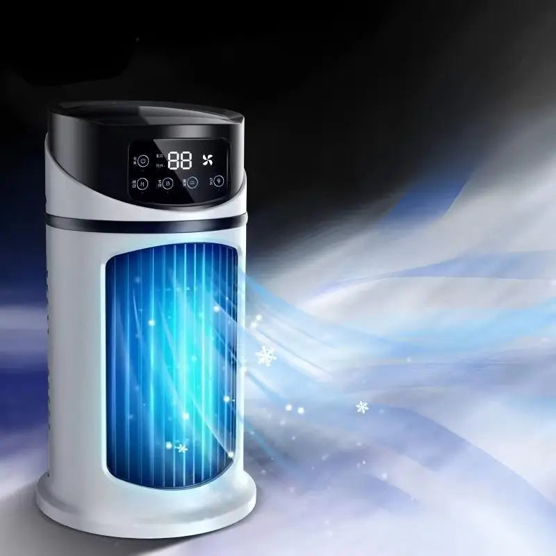 Portable USB charging mini desktop brushless motor small air conditioner household air cooling water-cooled fan with humidifier Peaceful Pleasures Health and Wellness