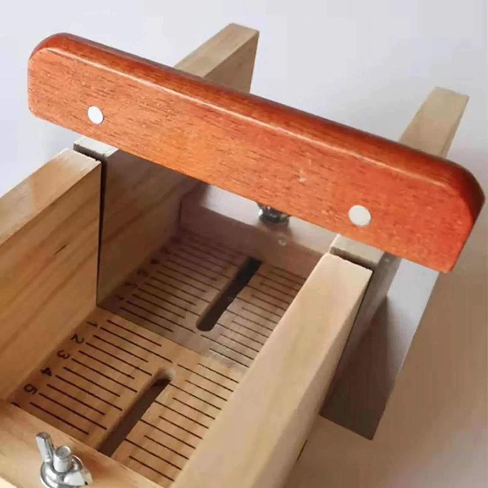 Adjustable Rectangle Wooden Soap Loaf Cutting Slicers Mold With Scale Handmade DIY Multifunctional Chocolate Soap Cutting Tool Peaceful Pleasures Health and Wellness