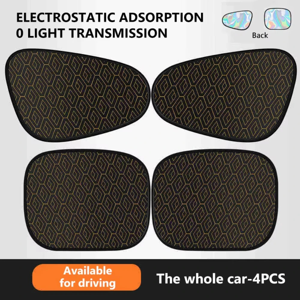 Foldable Car Side Window Sun Shade – 5-Layer UV Cover