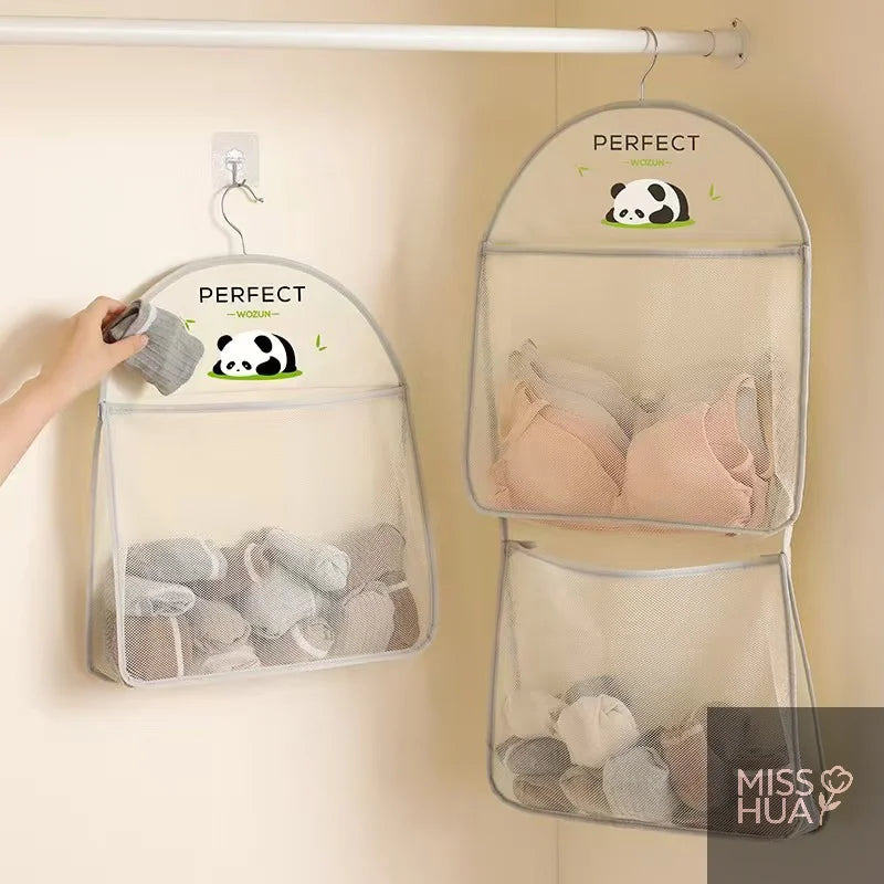 Breathable Mesh Hanging Storage Bag – 1/2/3 Layer Organizer