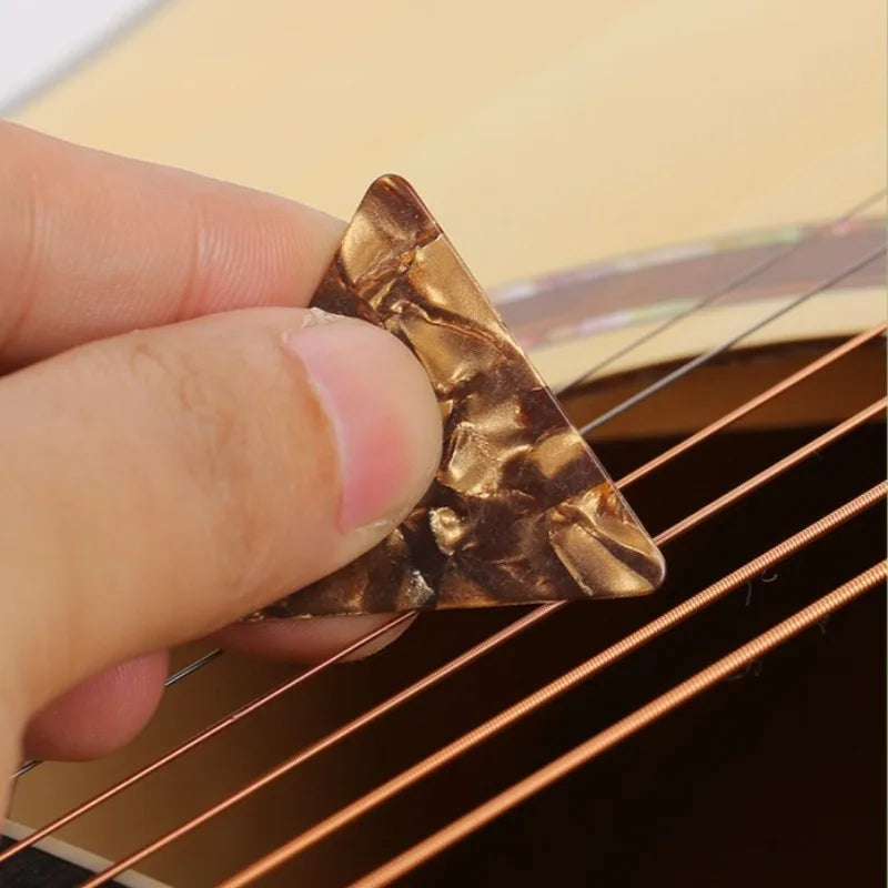 Thickness 0 5 75 Positive Triangle Celluloid Guitar Pick Acoustic