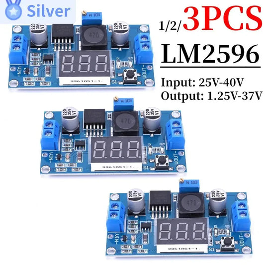1-15 Pack LM2596 DC-DC Adjustable Buck Converter Module 4.75-40V to 1.25-37V Power Supply Step Down Voltage Regulator Module Peaceful Pleasures Health and Wellness