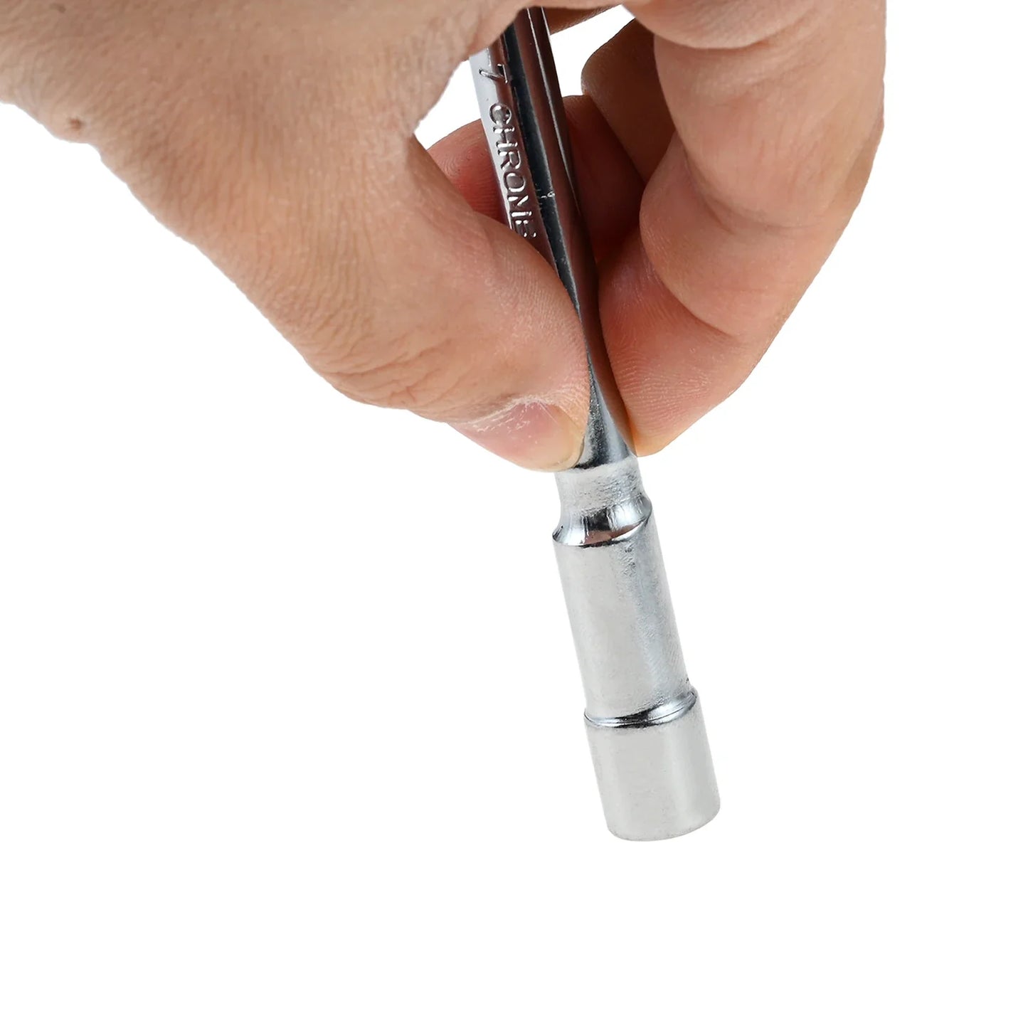 Metric L-Shaped Double-End Hex Socket Wrench – Cr-V Chrome