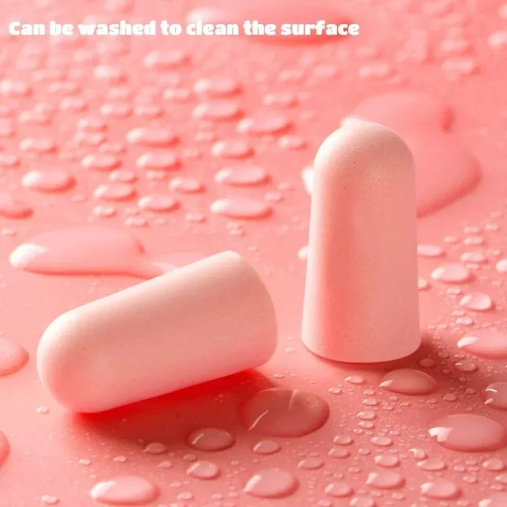 10/24/60pcs Comfortable Earplugs Antinoise Ear Plugs Sleep Noise Reduction Ear Protector for Sleep Soft Foam Earplugs Anti-Noise Peaceful Pleasures Health and Wellness