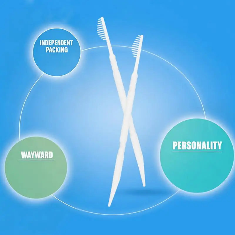 240Pcs/Box Portable Fish Bone Shape Disposable Plastic Toothpicks Teeth Cleaning Interdental Brush Oral Gum Teeth Cleaning Care Peaceful Pleasures Health and Wellness