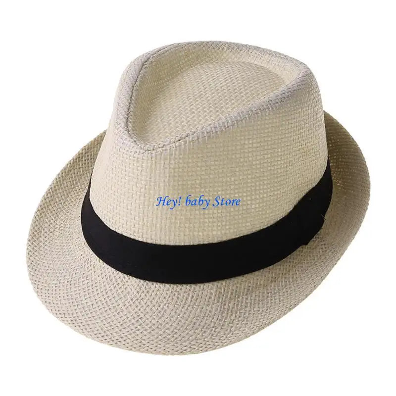 Kids Straw Sun Hat | Beach & Outdoor Cap Boys & Girls
