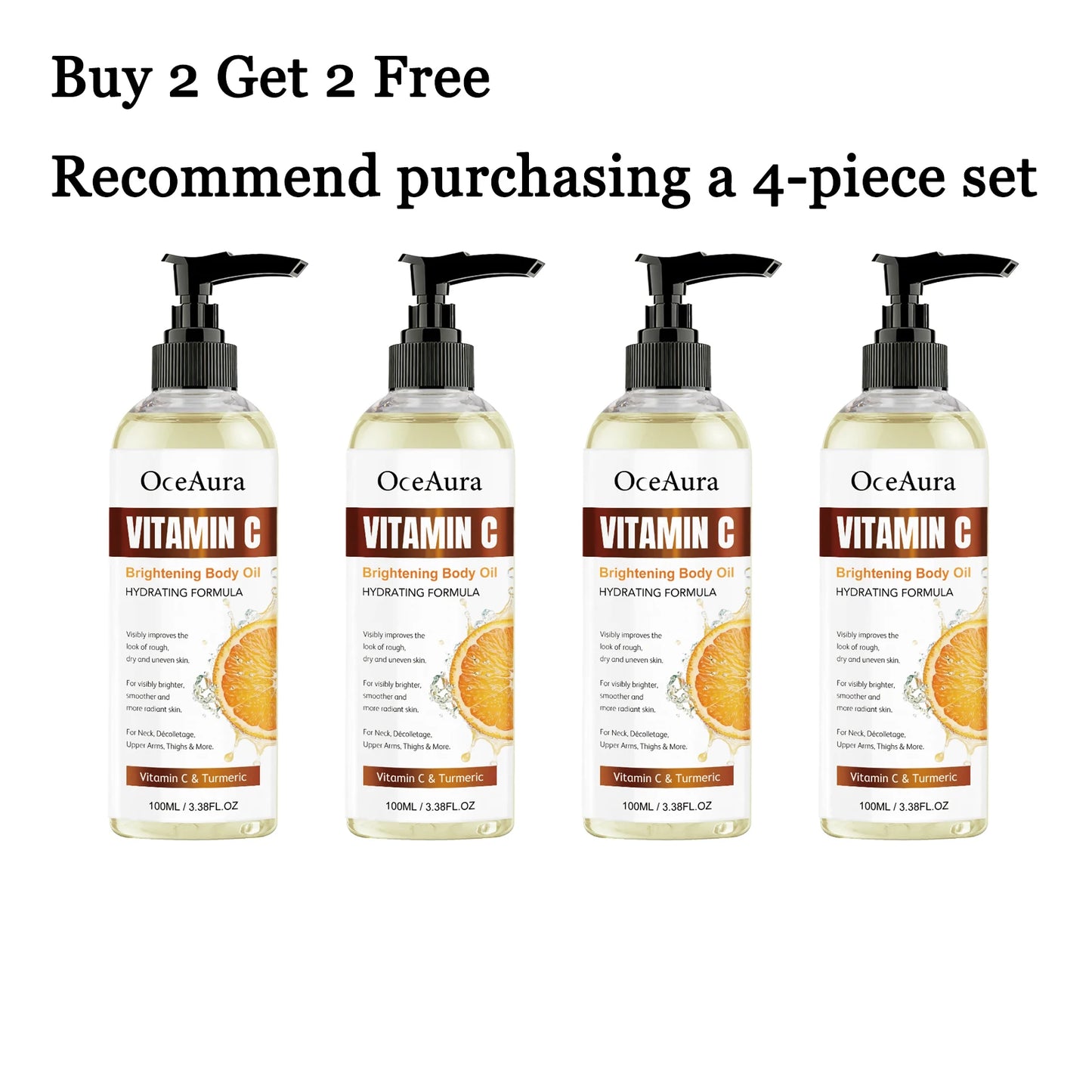 OceAura Vitamin C Body Oil 100ml – Glow, Nourish & Brighten
