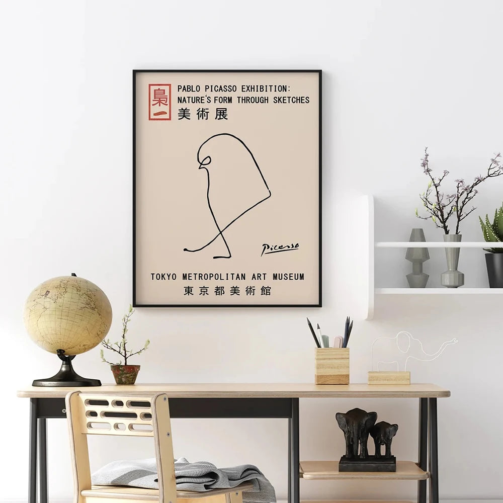 Japanese Music Canvas Wall Art Print Poster Japanese Art Exhibition Decorative Painting Modern Home Decor Gift Unframed Peaceful Pleasures Health and Wellness