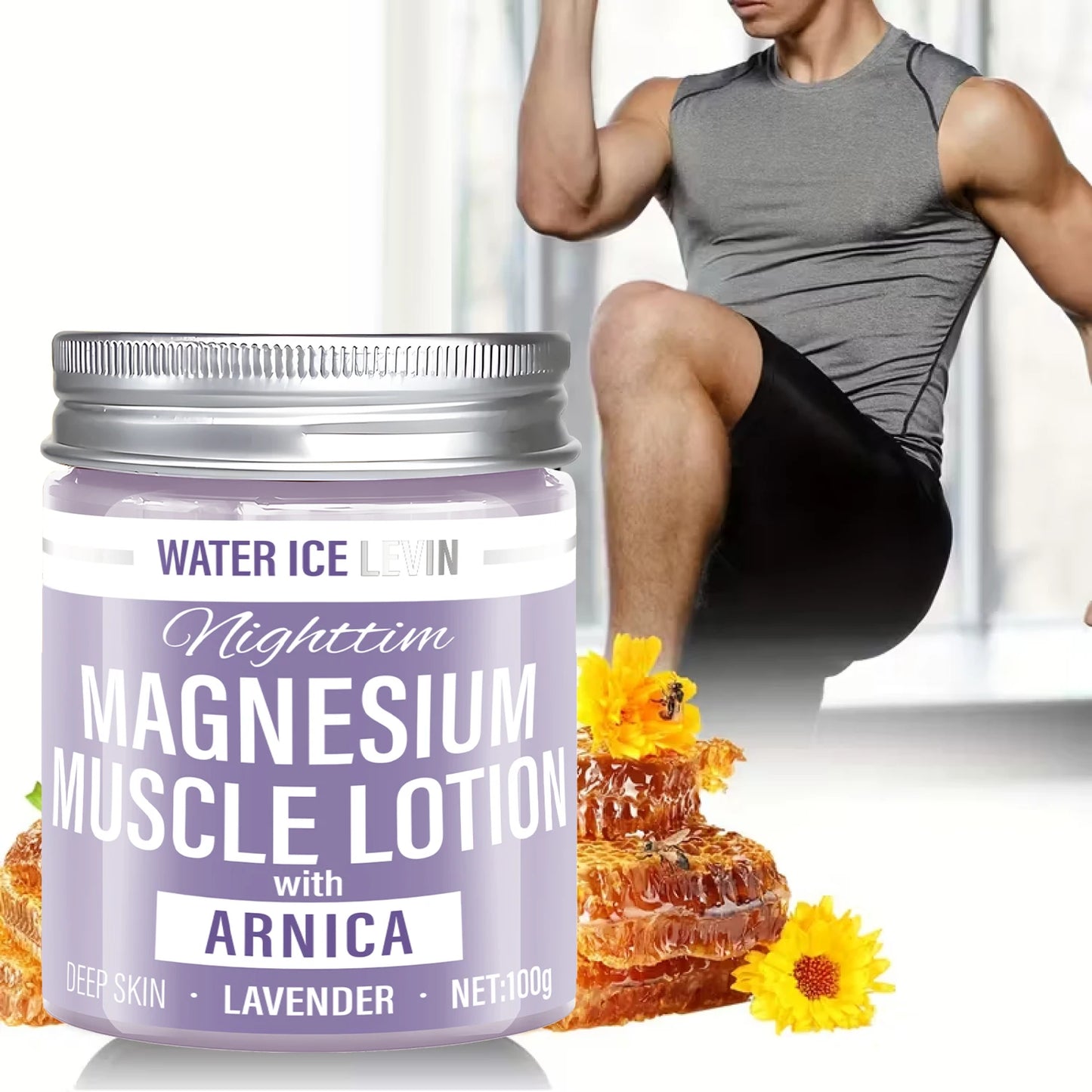 Magnesium Body Lotion – Hyaluronic Acid & Lavender | 100g