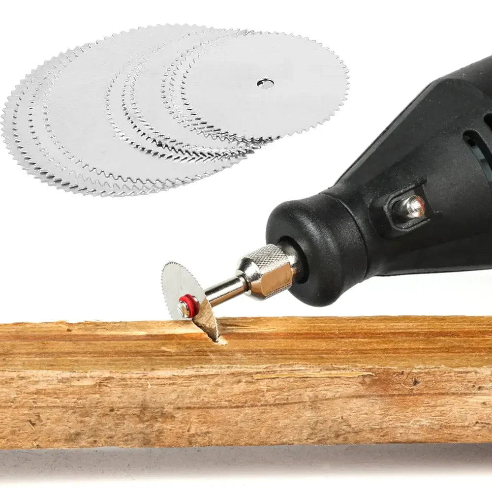 11PCS Mini Circular Saw Blade Set Stainless Steel Cutting Discs Wood Cutting Wheels Compatible with Rotary And Electric Tools Peaceful Pleasures Health and Wellness