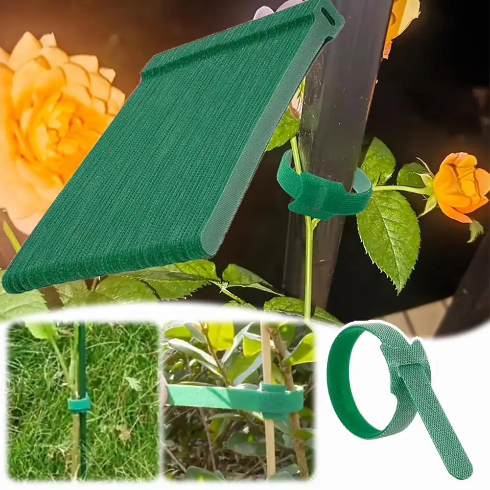 100pcs Green Nylon Cable Ties Garden Wire Organizer for Data Cables Home Office Cable Management Tools Peaceful Pleasures Health and Wellness