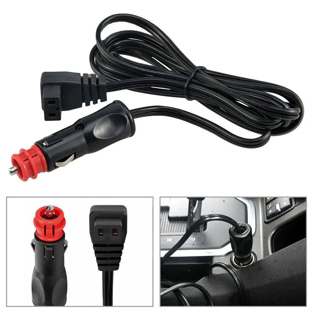 18AWG Car Refrigerator Power Cord Car Refrigerator Plug Car Cigarette Lighter Adapter Refrigerator Heater Extension Cord 2M Peaceful Pleasures Health and Wellness