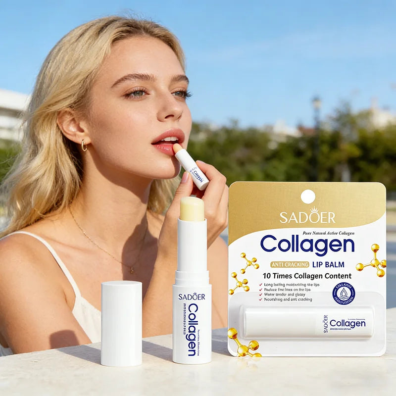 SADOER Collagen Lip Balm – Moisturizing, Brightening & Repair