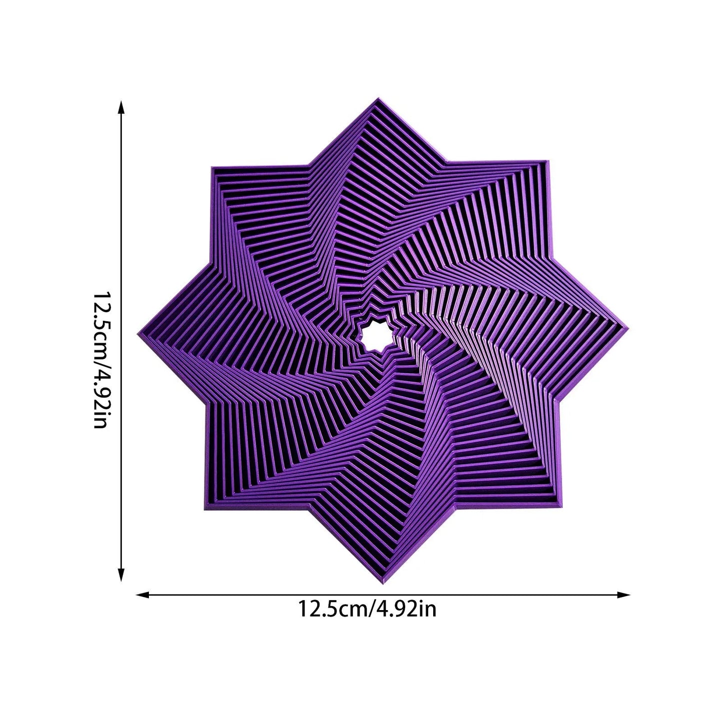 Octagonal Fidget Fidget Octagonal Toy 3D Printing Geometric Illusion Antistress Fidget Toys For Stress Sensory Party Games Peaceful Pleasures Health and Wellness