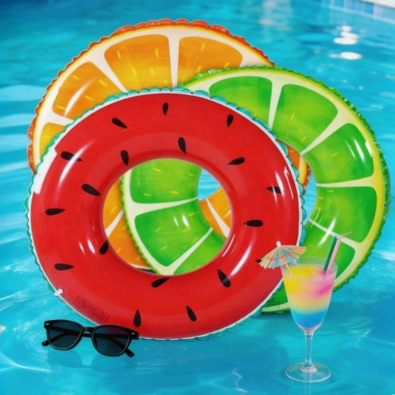 Fruit-Shaped Swimming Ring for Adults | Fun Pool Float
