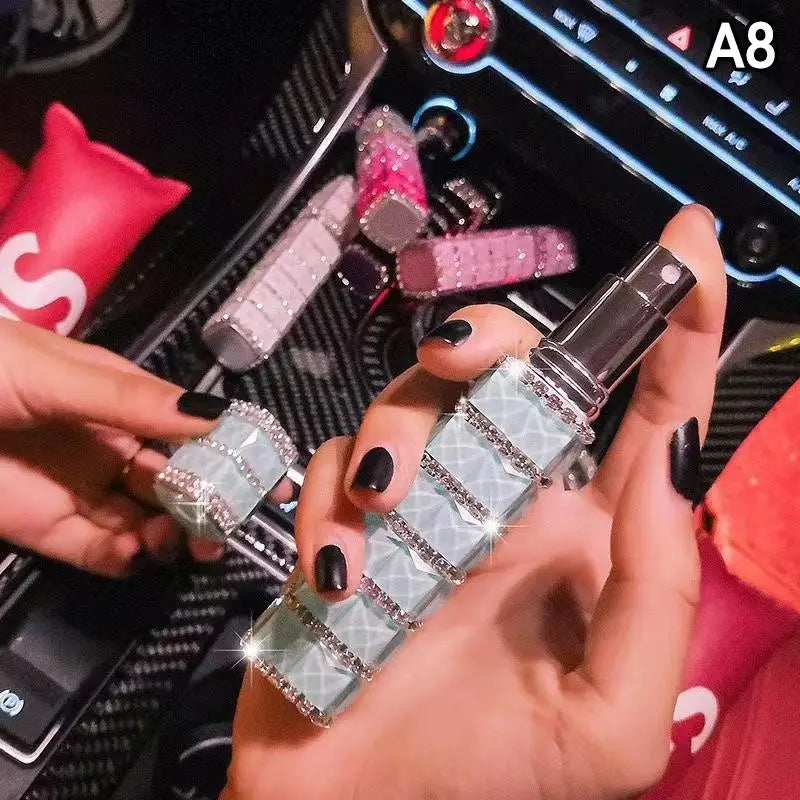 Rhinestone Refillable Perfume Atomizer 12ml Travel Spray Bottle