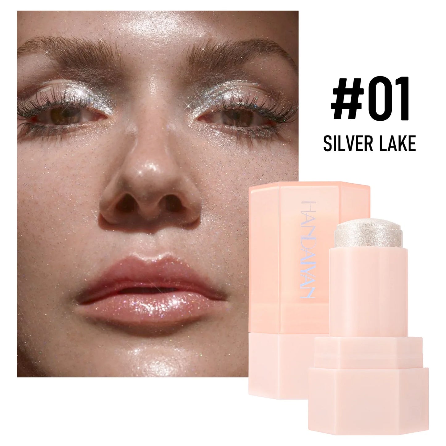 HANDAIYAN 6-Shade Creamy Shimmer Highlighter Stick – Face & Body