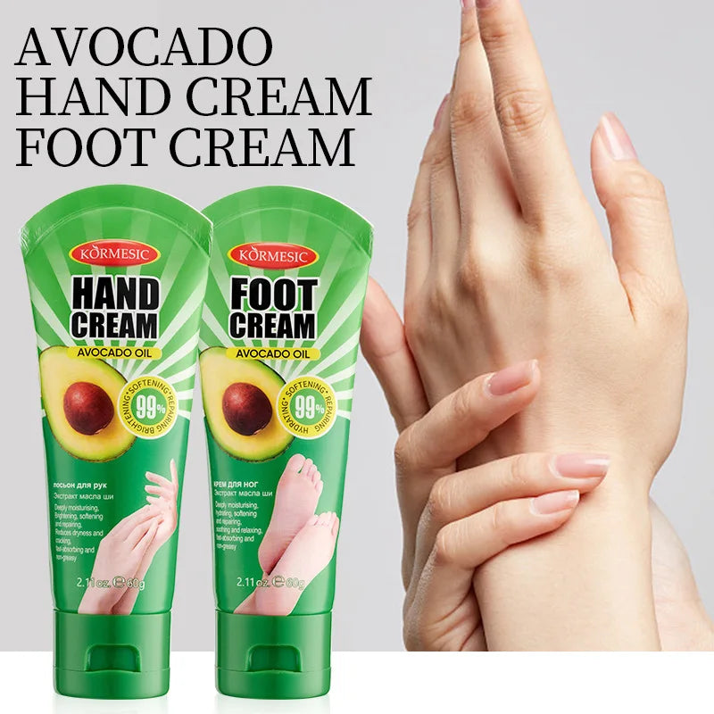 KORMESIC Avocado Hand & Foot Cream – Moisturizing Anti-Wrinkle