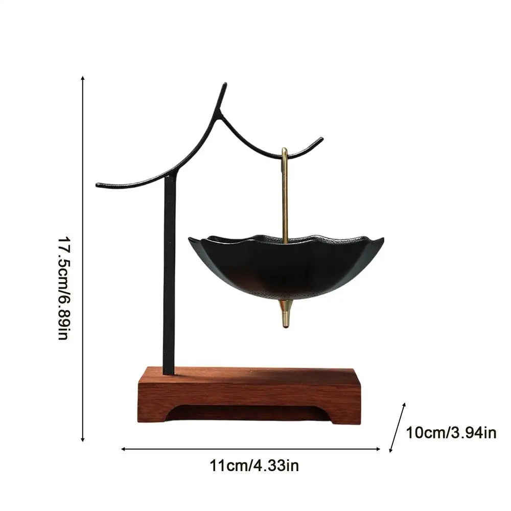Tea Strainer Umbrella Design Ceramic Leaf Colander with Stand Strainers for Loose Tea for Enhances Flavor Softens Water Cooking Peaceful Pleasures Health and Wellness D China Mainland