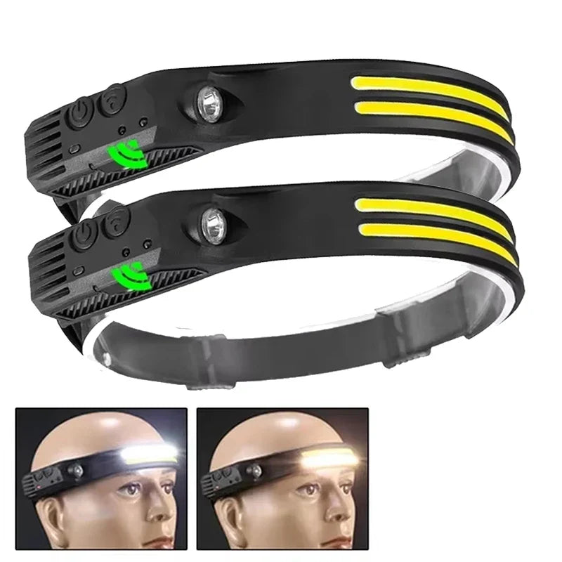 ZHIYU Motion Sensor LED Headlamp – Rechargeable & Waterproof
