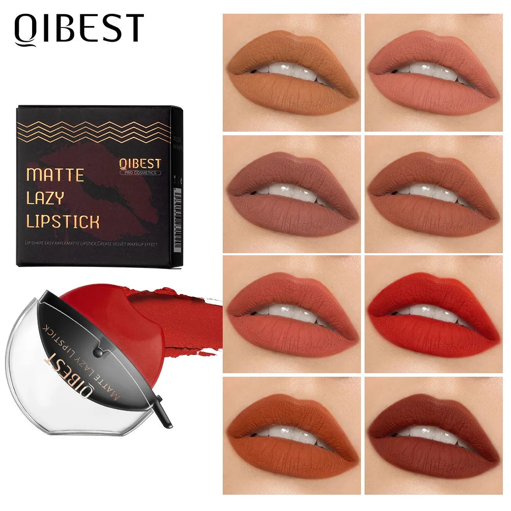 QiBest Velvet Matte Lipstick – Waterproof Long-Lasting Lip Color