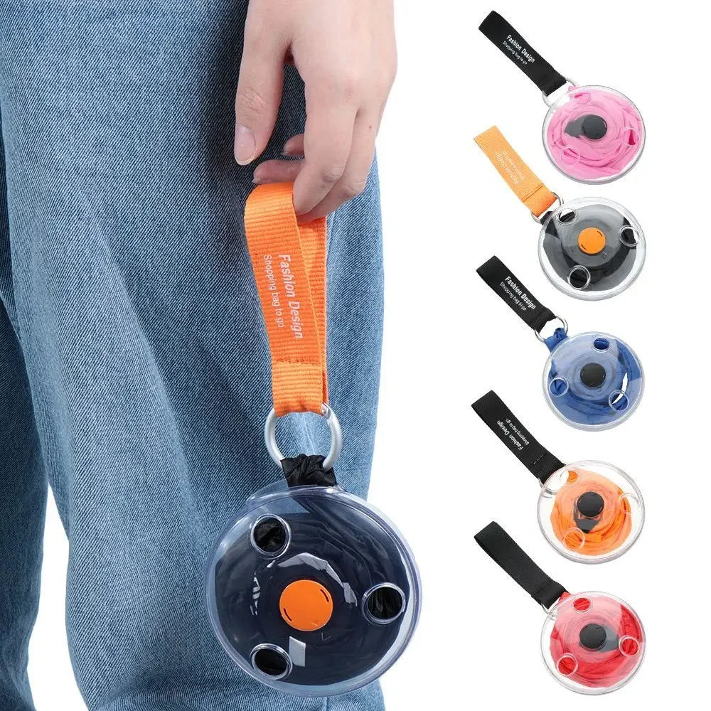 Ultra Small Shopping Bag Portable Folding Telescopic Storage Bag Peaceful Pleasures Health and Wellness