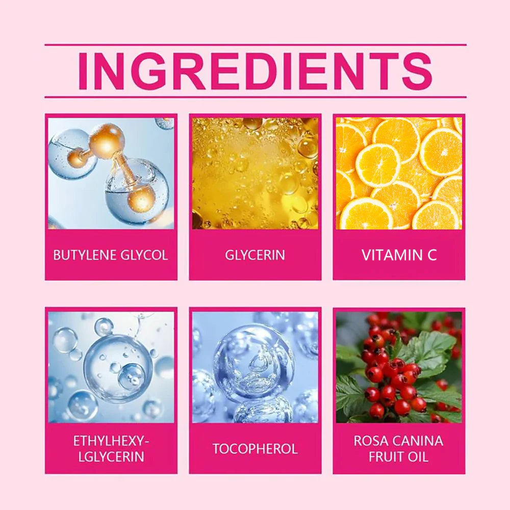 HISENRAIN Rosehip Serum & Cream Set – Anti-Aging Skincare Duo