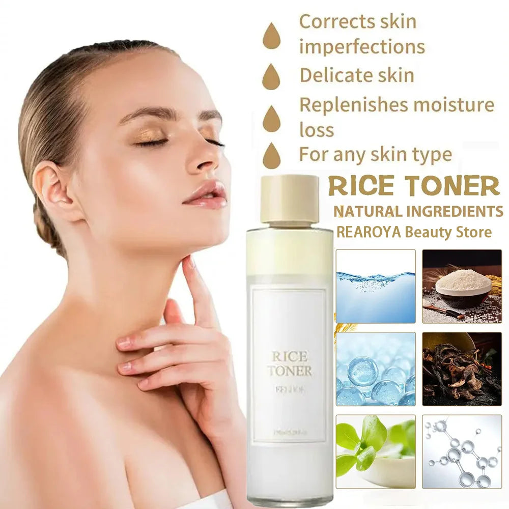 150ml Rice Toner for Moisturizing and Skin Care Peaceful Pleasures Health and Wellness