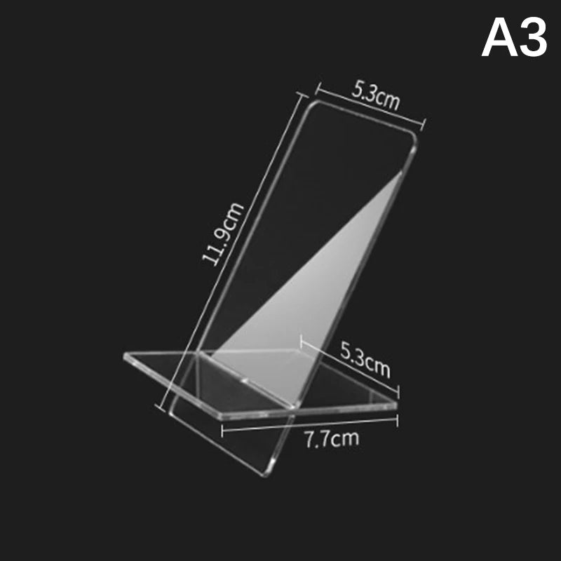 Clear Acrylic Phone Stand – Universal Desktop Holder & Desk Dock
