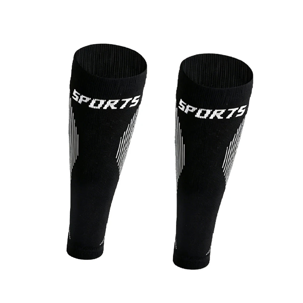 1PCS Calf Compression Sleeve for Men Women – Footless Leg Support for Shin Splints – Breathable,Lightweight,Adjustable One Size Peaceful Pleasures Health and Wellness Black-2PCS
