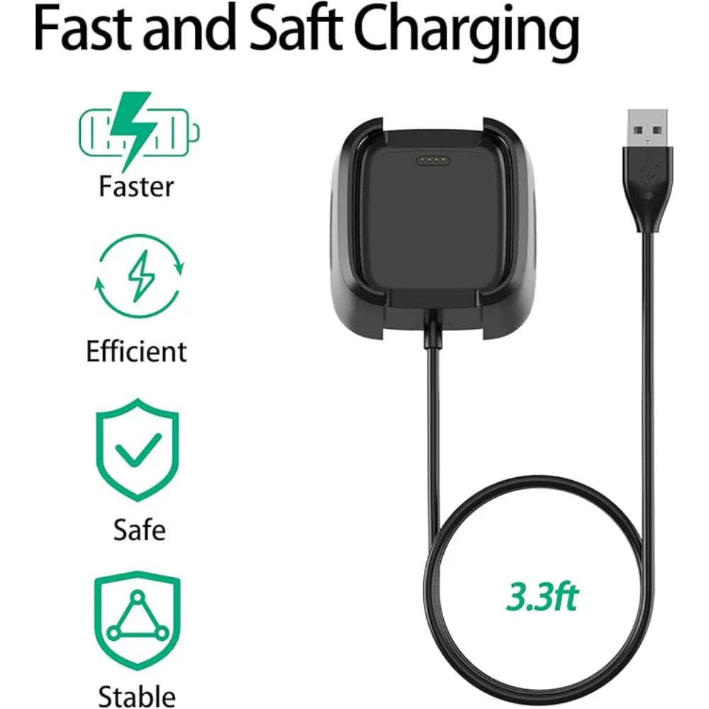 Fitbit Versa 1 Replacement USB Charger Cable – 1M Dock