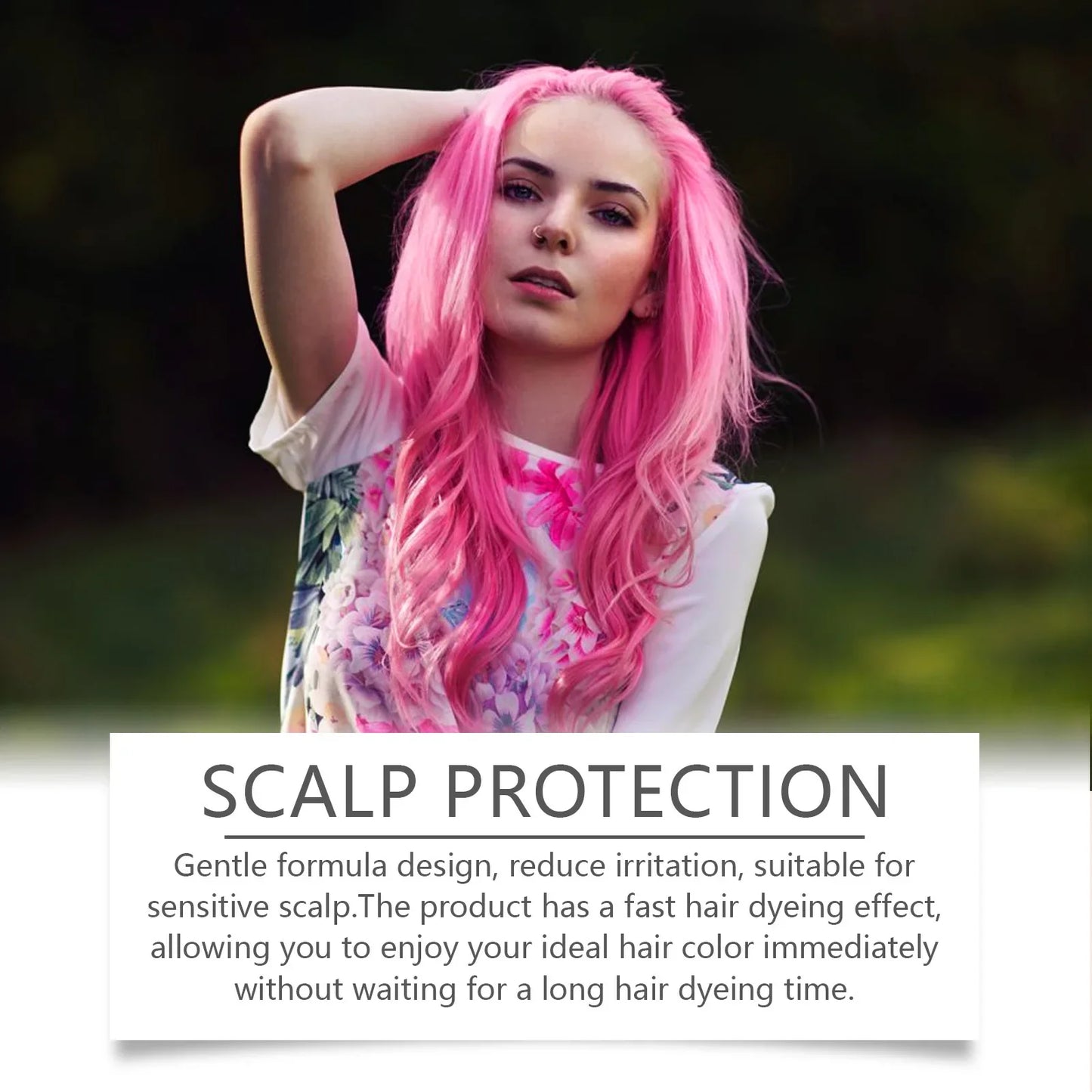 HOEGOA Temporary Hair Dye Set – 5 Vibrant Colors, Plant-Based