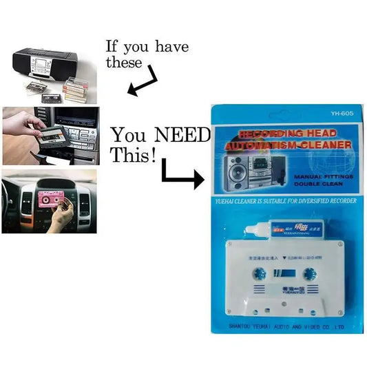 Tape Cleaner for Cassette Recorders and Players Peaceful Pleasures Health and Wellness