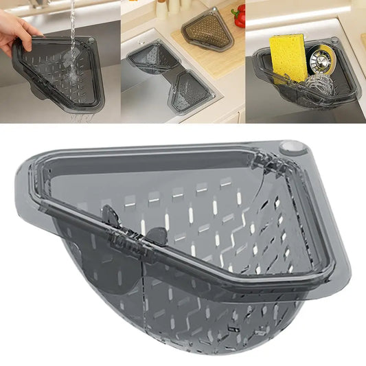 Magnetic Corner Sink Strainer Basket | Food Scrap Filter Sink Strainer Basket Peaceful Pleasures Health and Wellness