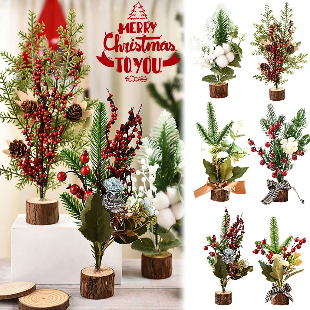 Mini Artificial Christmas Tree | Tabletop Holiday Décor