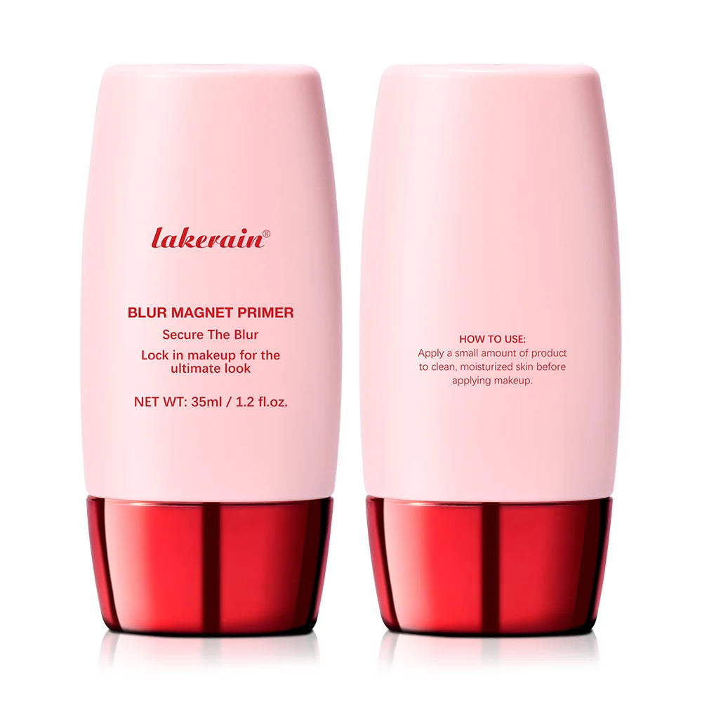 Lakerain Blur Magnet Face Primer Light Beige Matte Makeup Base Moisturizing Firm Smooth Invisible Pores Long Lasting Pre Makeup Peaceful Pleasures Health and Wellness 2pcs