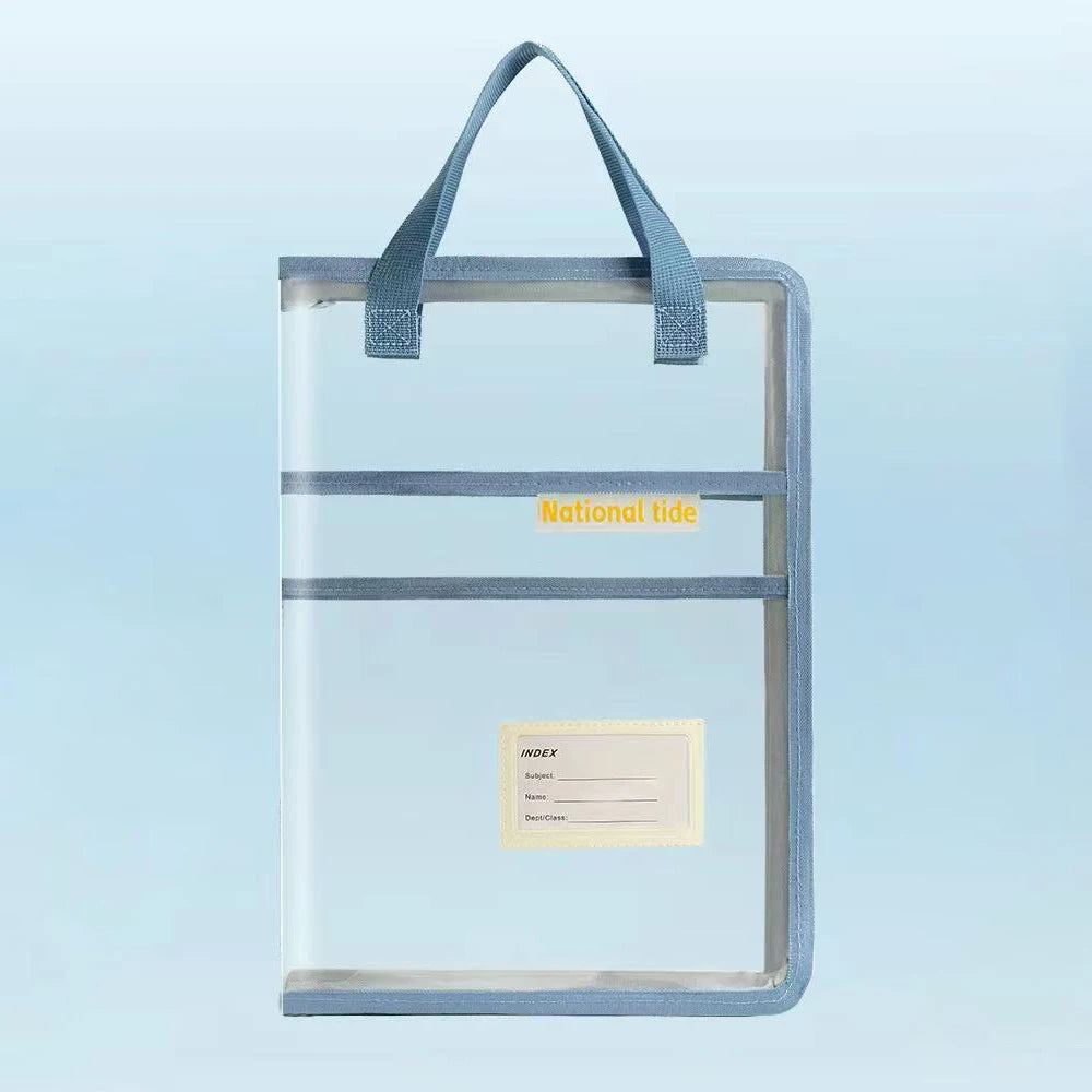 A3 A4 Zipper Bag Subject Classification Document Large Opening