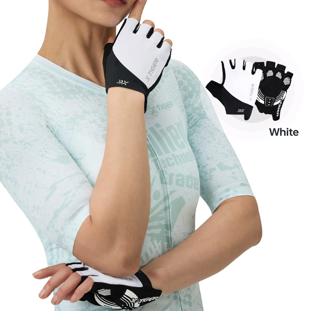 X-TIGER Half Finger Cycling Gloves – MTB & Road Bike Unisex