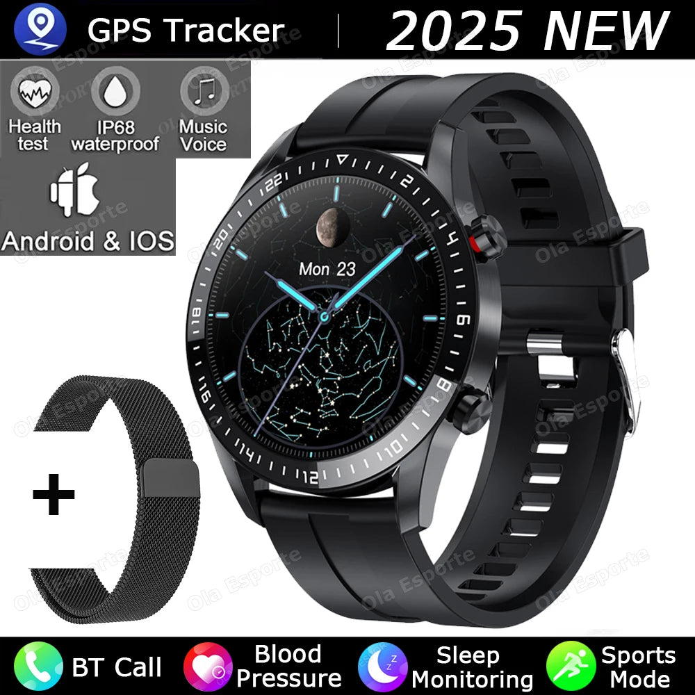 Sports Smart Watch Men Women HD Screen ECG+PPG Bluetooth Call GPS Tracker Heart Rate Monitor IP68 Waterproof Smartwatch HW12 Peaceful Pleasures Health and Wellness Bk22Milan