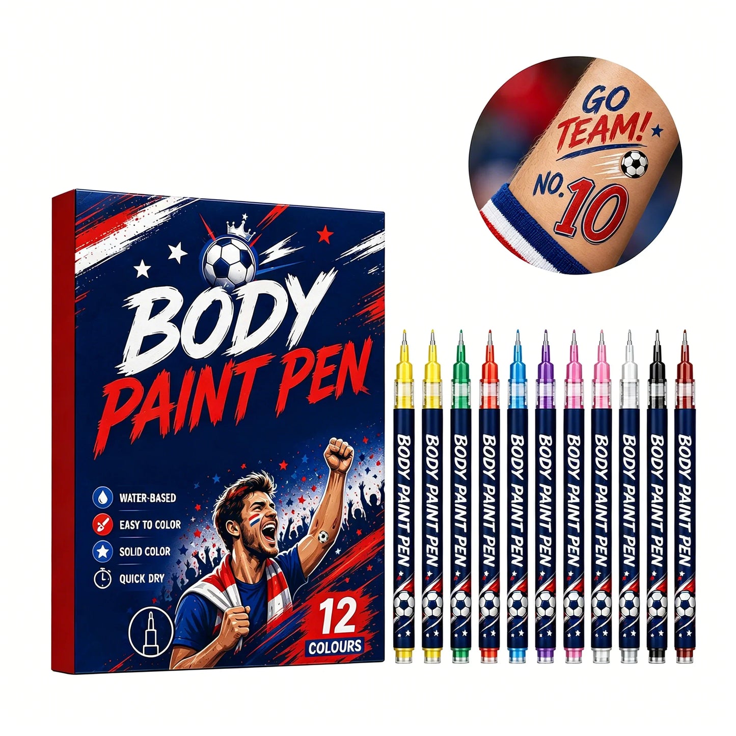 DIY Nail Art Pens – Multi-Color Tips for Outlining & Detail