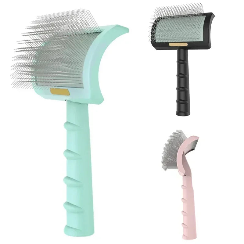 Dog Slicker Brush & Deshedding Needle Comb for Large Dogs