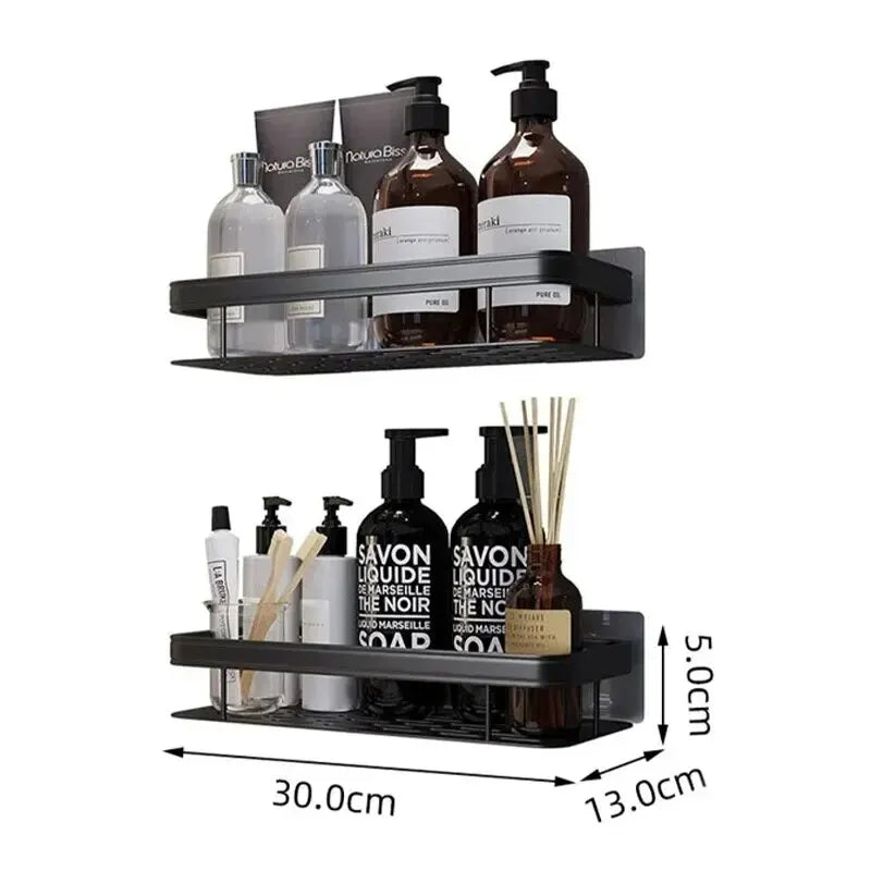 No-Drill Bathroom Shower Shelf | Wall Mounted Storage Organizer