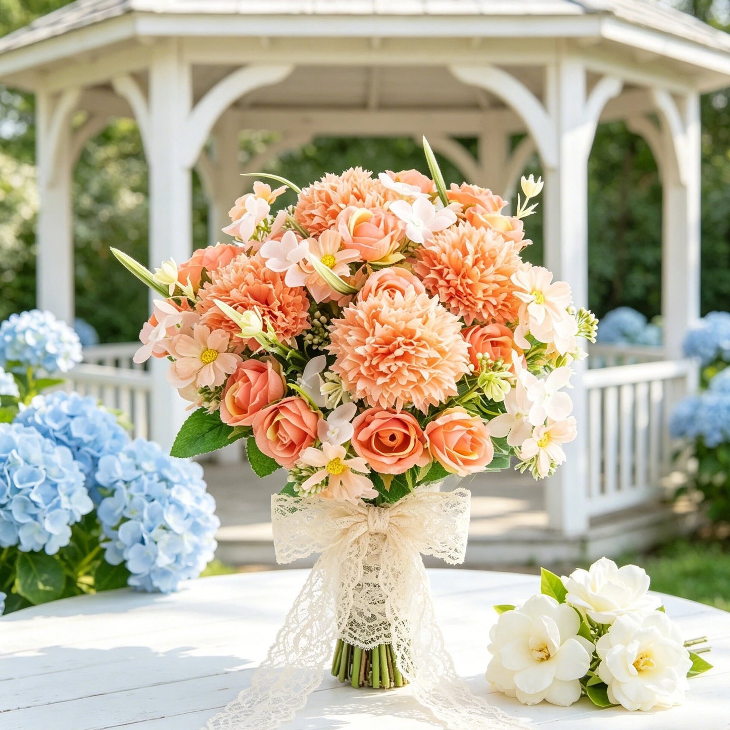 Artificial Silk Rose Bouquet – Wedding & Home Décor
