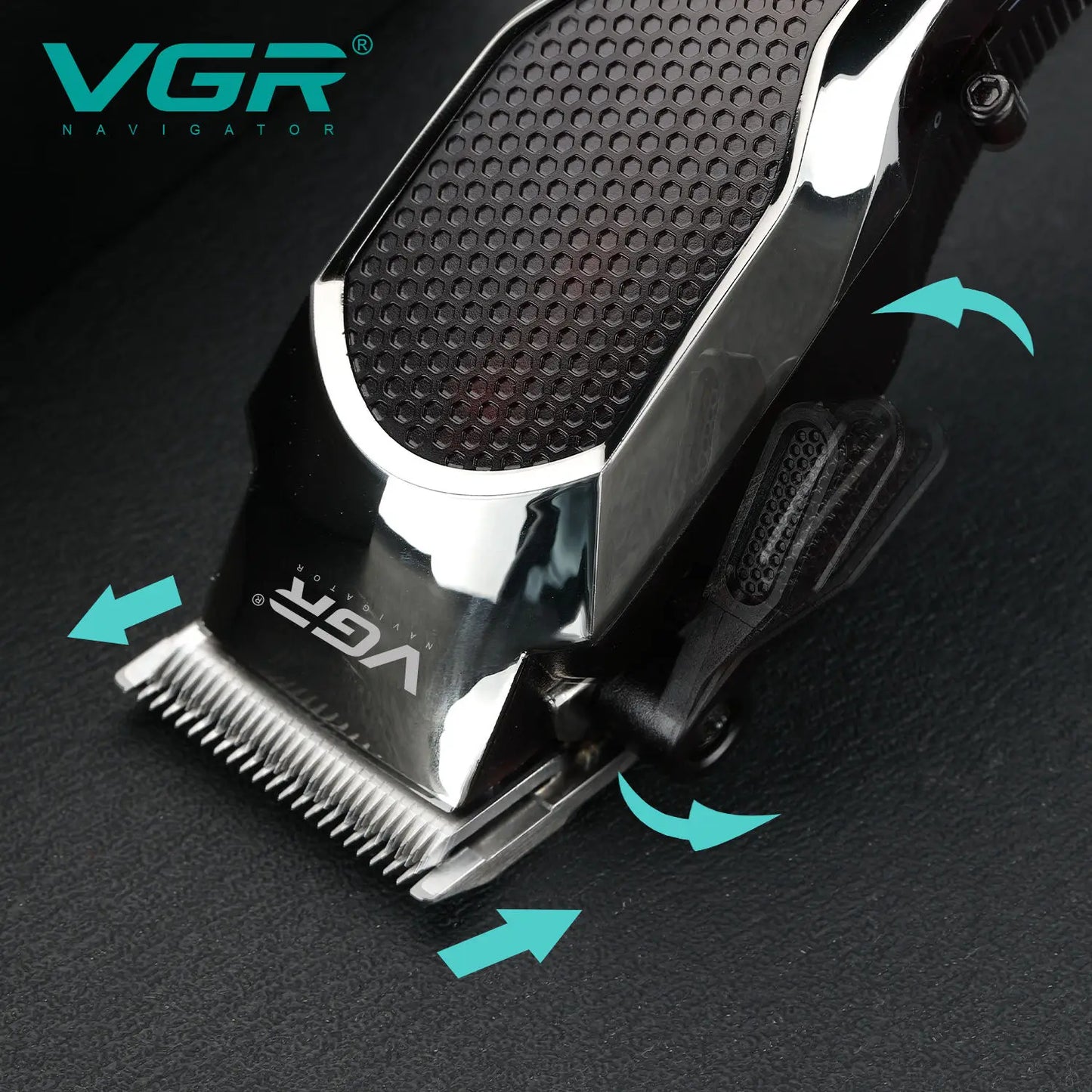 VGR cordless hair trimmer professional rechargeable electric barber hair clipper for men with LED display V-189 Peaceful Pleasures Health and Wellness