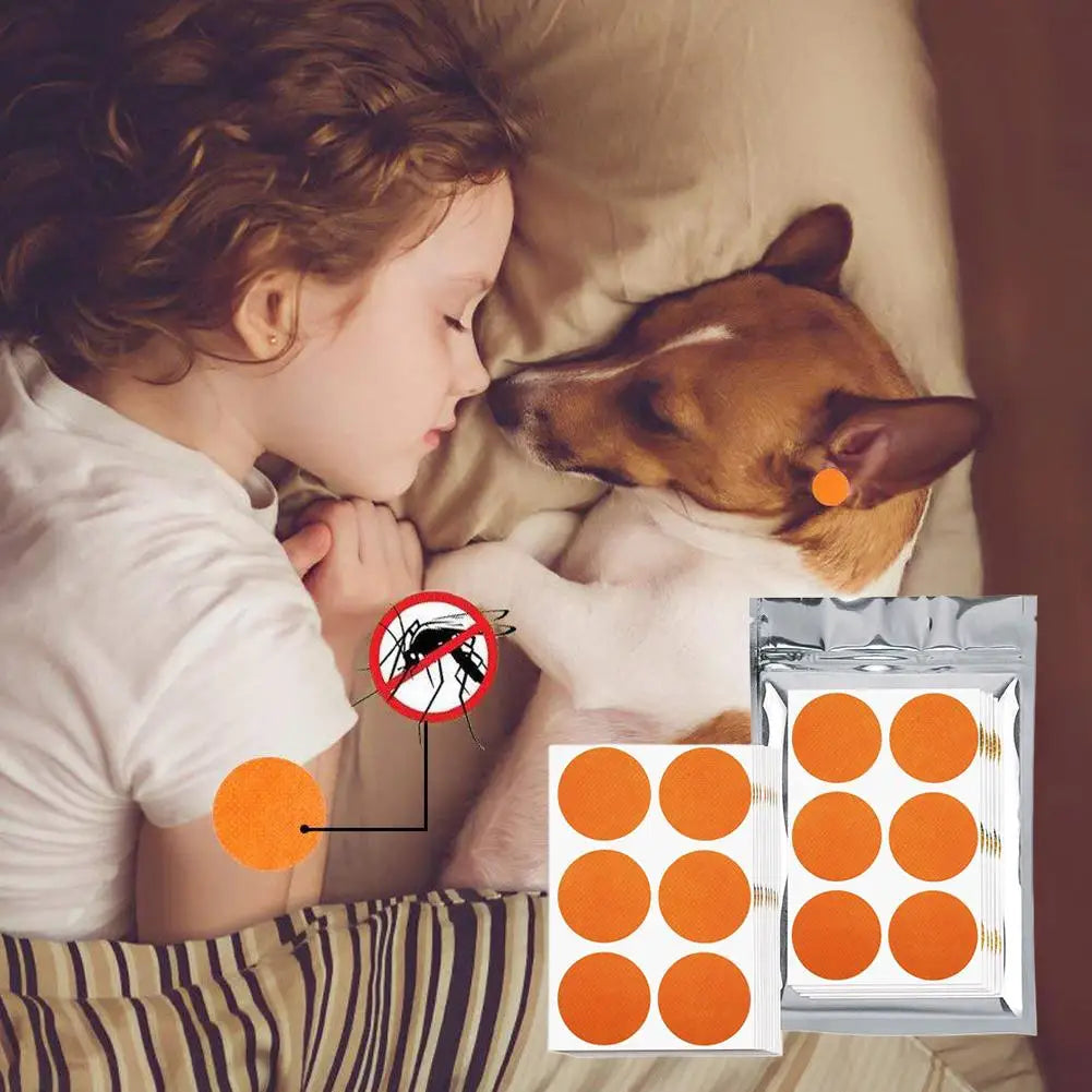 60Pcs Natural Mosquito Repellent Stickers Safe for Kids Peaceful Pleasures Health and Wellness