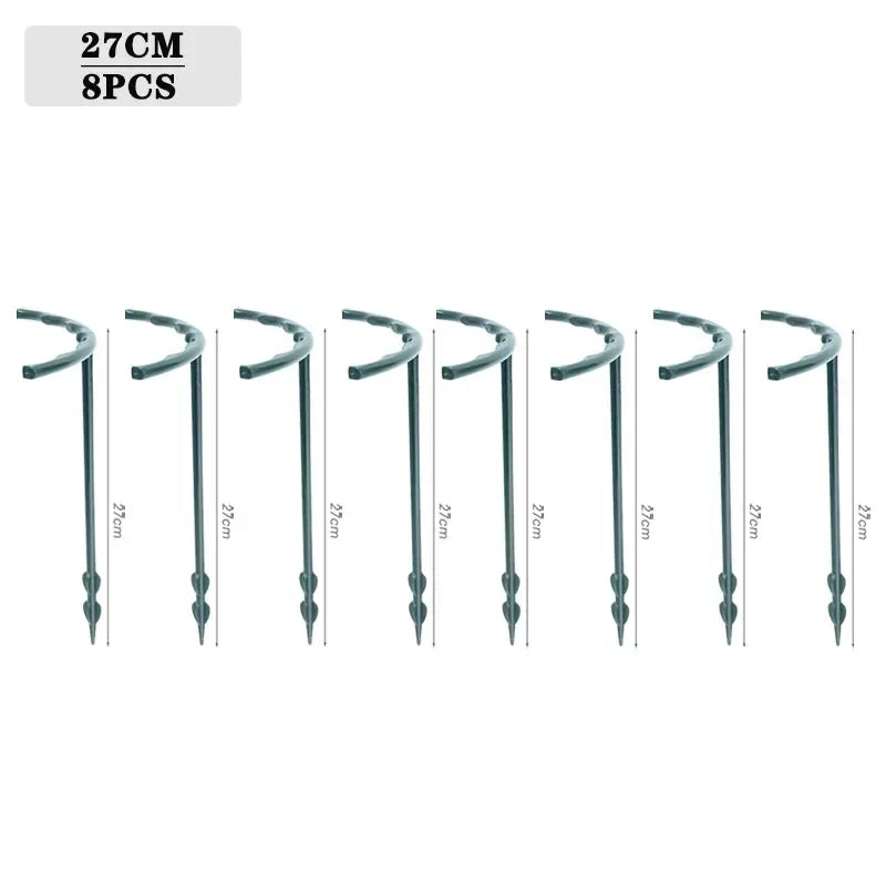 Plant Support Stakes 4-32 Pack | Semicircle Vine Climbing Brackets