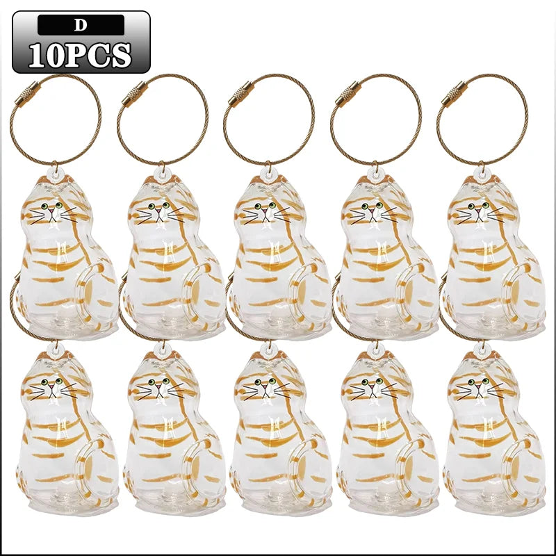 Cat Hair Keepsake Keychain | Pet Fur Storage Pendant Gift