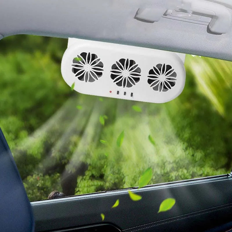 Wholesale High Quality USB Plug-In Car Window Exhaust Fan Car Air Circulation Cooling Ventilation Fan Peaceful Pleasures Health and Wellness