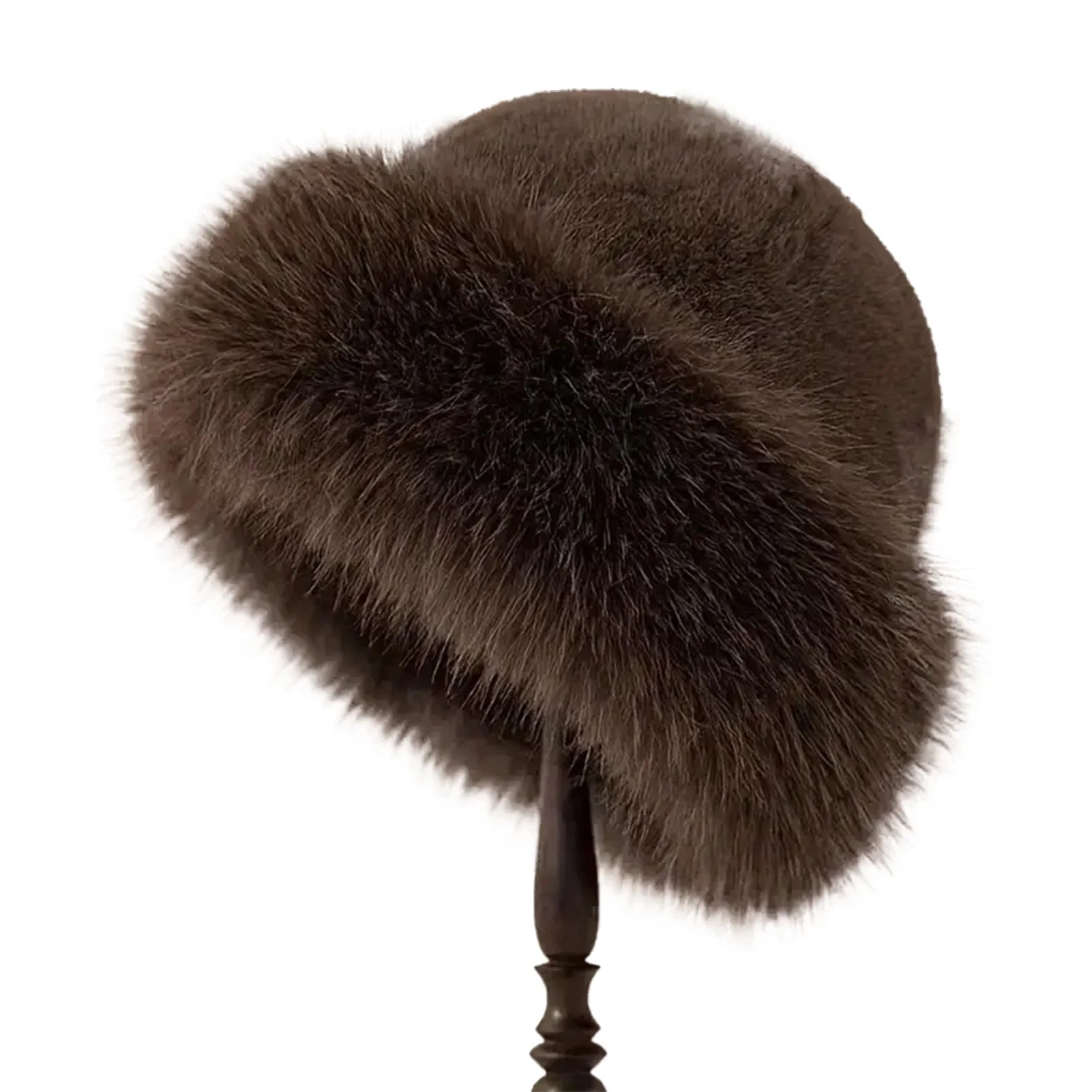 Furry Hats For Women, Autumn Winter Korean Style Warm Hats, Solid Color Flattering Mongolian Hats, Thickened Winter Outfits Peaceful Pleasures Health and Wellness Coffee One Size